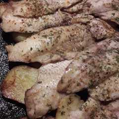 Una foto de Merluza al horno