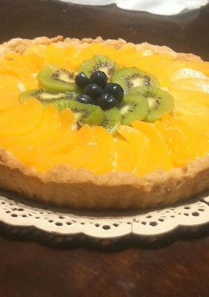 Una foto de Tarta de frutas fácil y economía