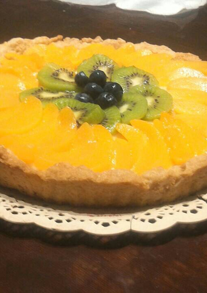 Una foto de Tarta de frutas fácil y economía