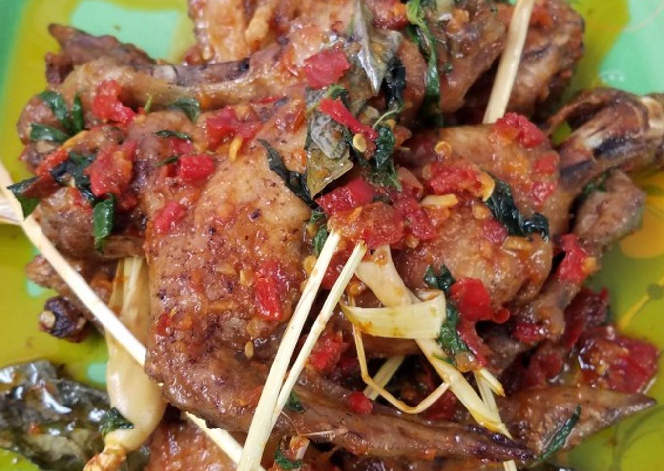 Ayam rica kemangi (bahan seadanya)
