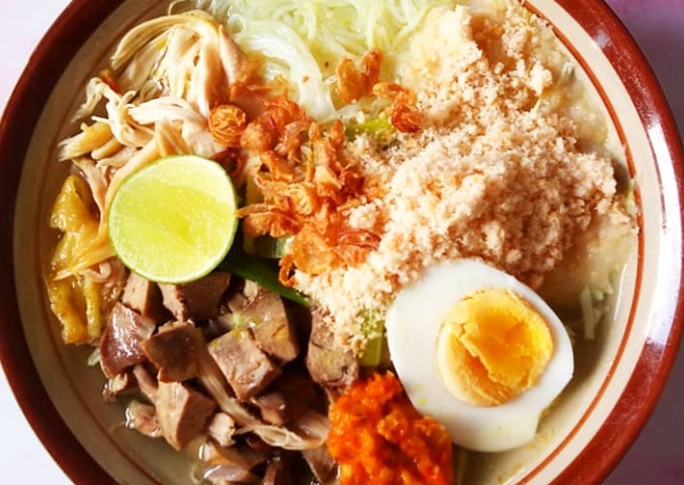 Soto ayam lamongan (soto koya)