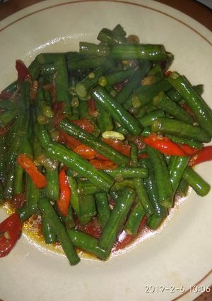 Foto resep Tumis kacang panjang sederhana