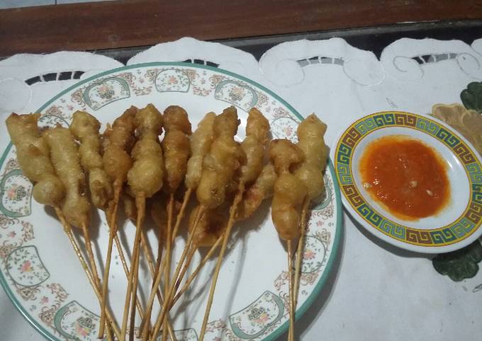 Cara Memasak Sate Taichan Goreng Tepung Sambal Geprek Versi Q Simpel