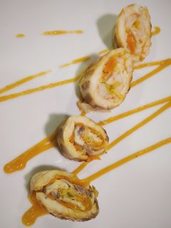 Una foto de Lubina Rellena
