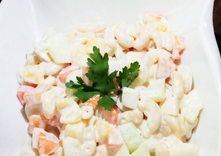 Steps to Prepare Speedy Pasta salad