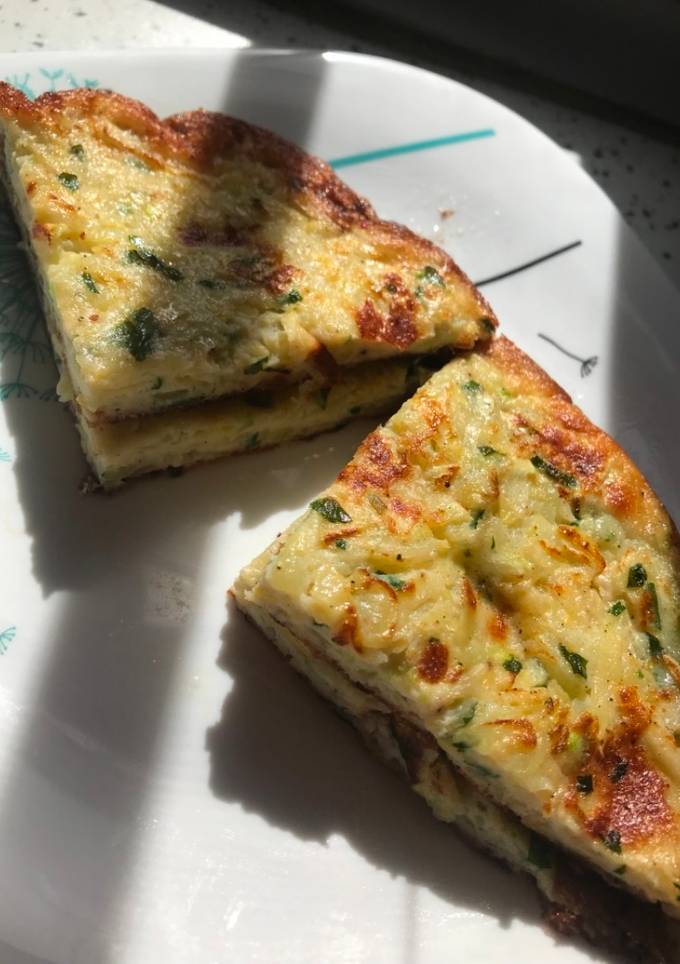 Омлет с кабачком