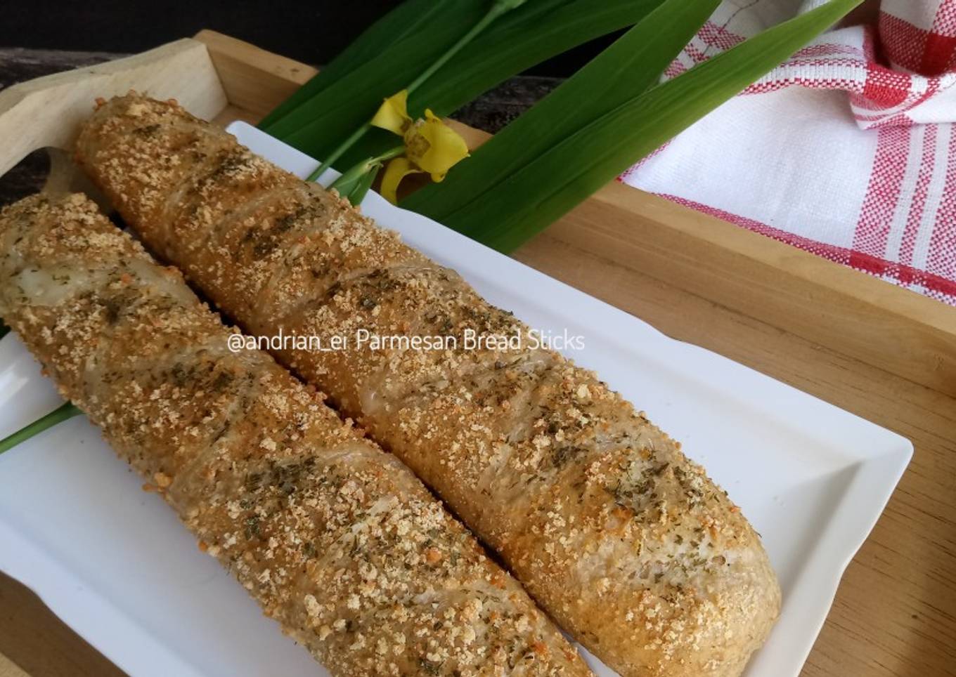 Parmesan Bread Sticks (Gandum)