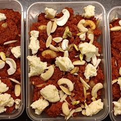 A picture of Gajar Ka Halwa.