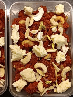 A picture of Gajar Ka Halwa.