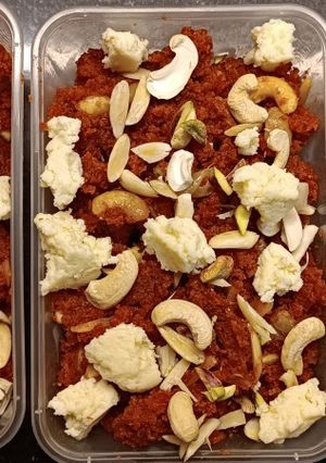 A picture of Gajar Ka Halwa.