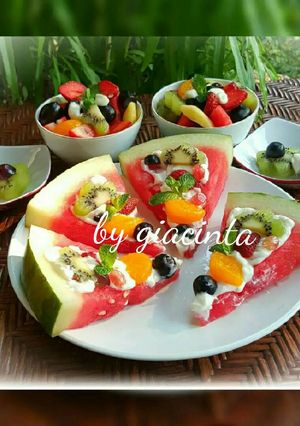 Foto resep Salad buah segar meriah
