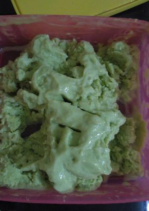 Foto resep Es krim alpukat homemade