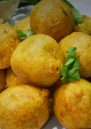 A picture of Gram flour (Besan)Pakora.