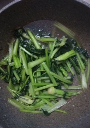 Hình của món Rau cải ngọt sốt dầu hào.