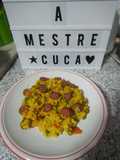 Paella de salsicha