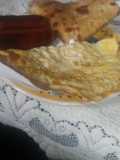 Smokie,chapati and eggs