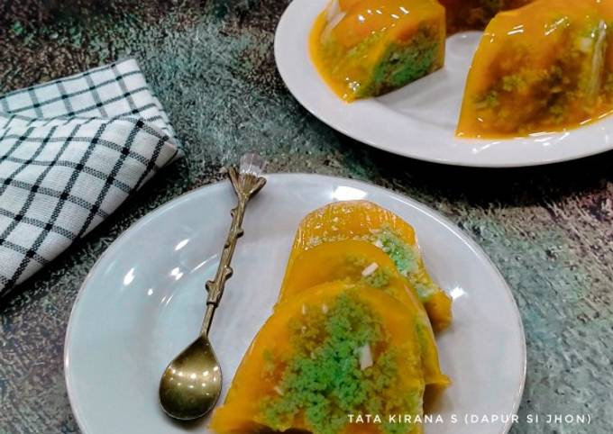Ternyata begini lho! Resep mudah bikin Egg White Vegetable Moss Dessert (Putel&amp;Sayuran) yang spesial