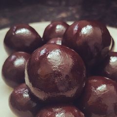 Homemade chocolate A picture of Homemade chocolate.