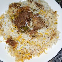 Tangy Mutton Biryani A picture of Tangy Mutton Biryani.