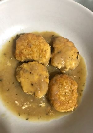 Una foto de Hamburguesas de pollo al limón