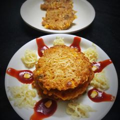 A picture of Corn Maggi Pancakes.