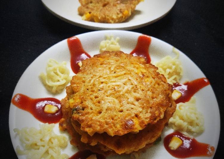 Corn Maggi Pancakes