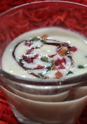 A picture of Weightloss isabgol banana smoothie.
