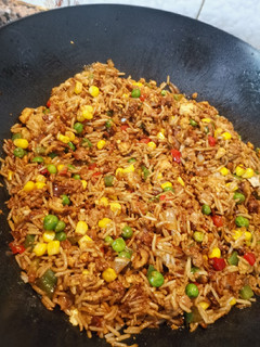 Una foto de Arroz chino frito