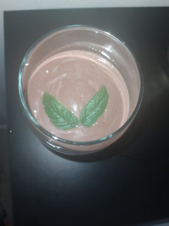 Una foto de Mousse de chocolate sin azúcar, sin lácteos, vegetariano/vegano