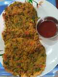 Kodo vegetables millet pancake