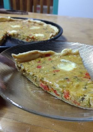 Una foto de Tarta casera de zapallitos