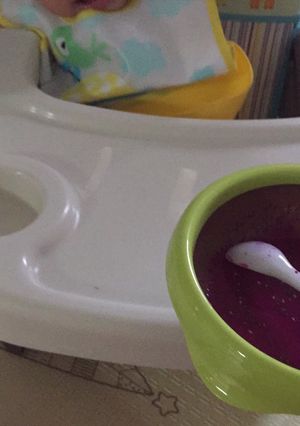 Foto resep Mpasi Day 3 Puree Buah Naga