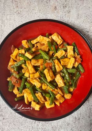 Foto resep Oseng Tahu Kacang Panjang