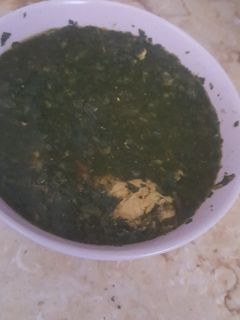 صورة لوصفة ملوخيه دجاج