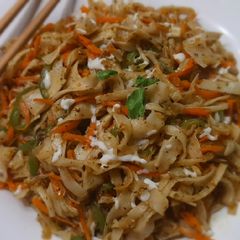 A picture of Flat suji pasta.