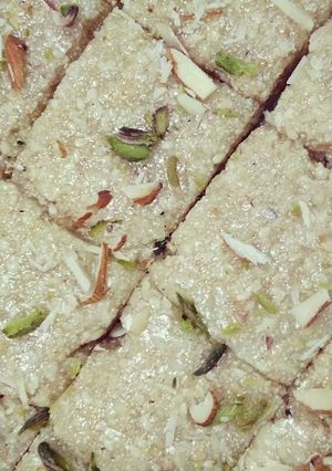 A picture of Til Rava Burfi.