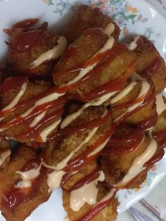 عکسی از دستور ناگت سیب زمینی