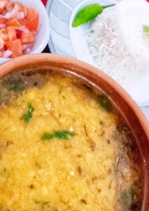 A picture of Dal Chawal!.