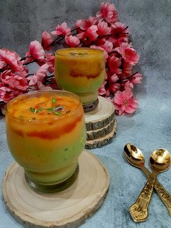 A picture of Multicolour milk shake.