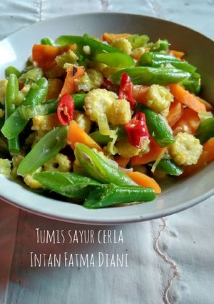 Foto resep 7. Tumis sayur ceria