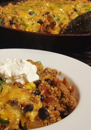 A picture of Turkey and Quinoa Taco Skillet.