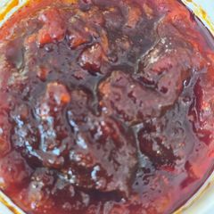 A picture of Apple chutney (chhundo).