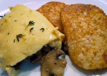 Unique Recipe Mushroom omelette Restaurant Style