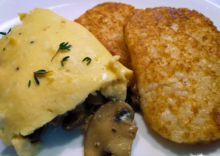 Mushroom omelette Mushroom omelette
