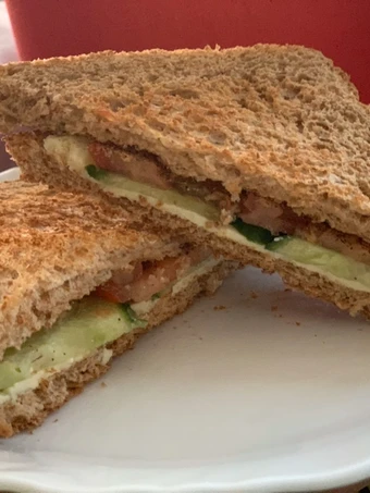 Recipe Double Cheese and vegetable sandwich the  Makes Drooling Can spoil the tongue