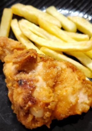 Una foto de Alitas de pollo tipo kfc