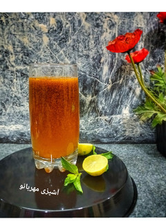 عکسی از دستور شربت خاکشیر زعفرانی