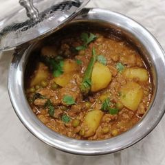 Tri spice alu matar keema A picture of Tri spice alu matar keema.