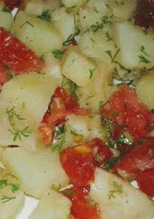 صورة لوصفة سلاطة بطاطا