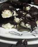 Barritas de coco y chocolate